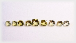 Talumi Lemon Quartz Cushion Cut Gemstone Kit of 20 carets for Bracelets and Necklaces