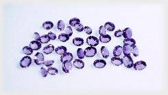 Rich Purple Amethyst Faceted Gemstone Lot of 50 carets, Mixed shapes
